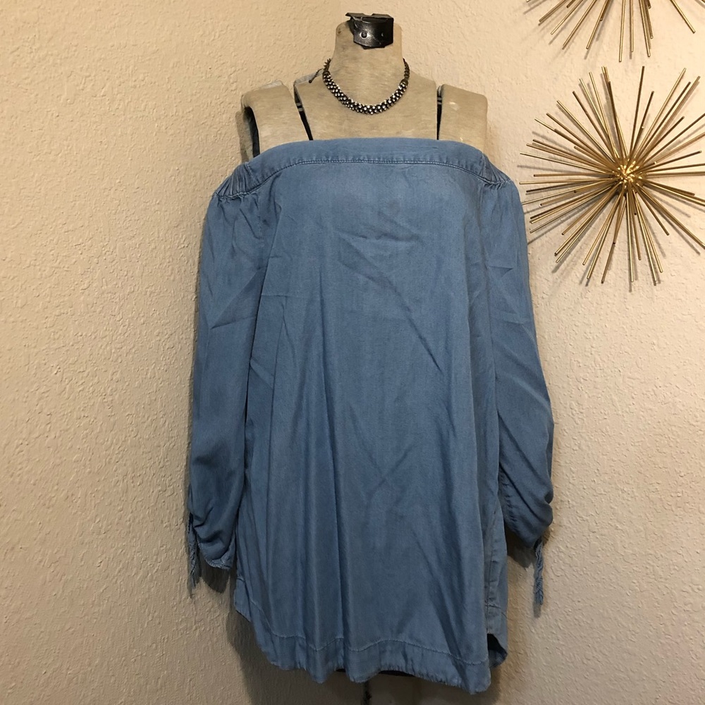 Altar’d State Chambray Dress Size M